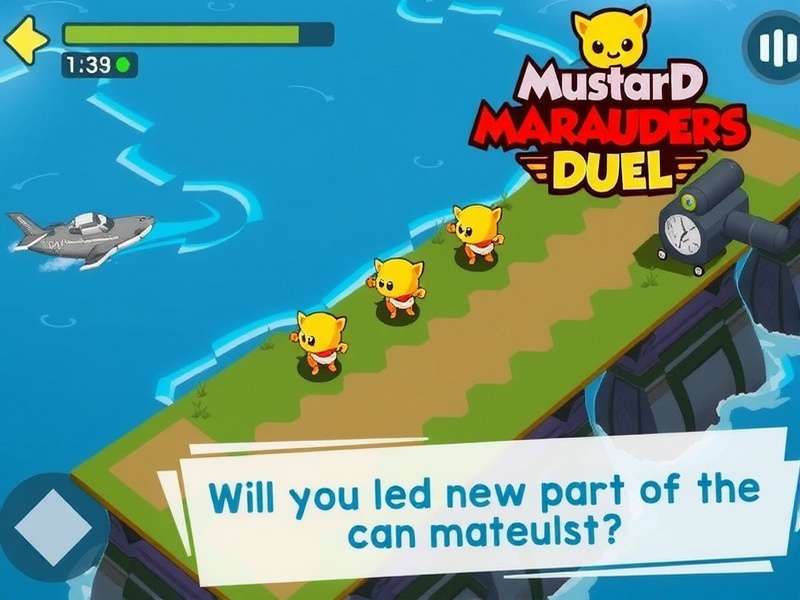 Intense battle in Mustard Marauders Duel Mustard Marauders Duel Gameplay Screenshot